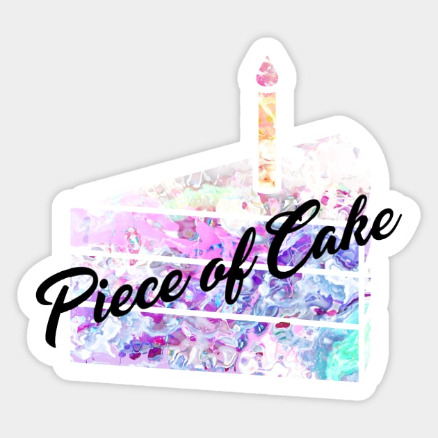 Piece of Cake Sticker by Leroy Binks